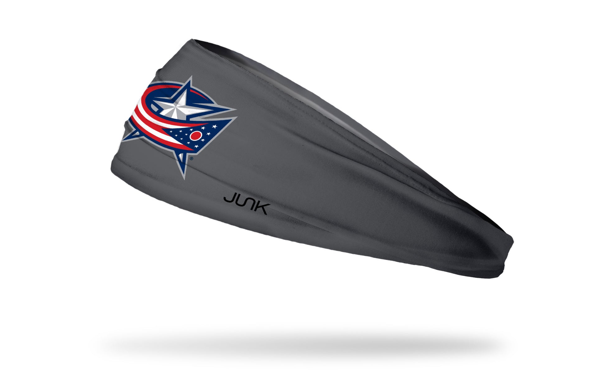Columbus Blue Jackets: Logo Gray Big Bang Lite Headband - View 1