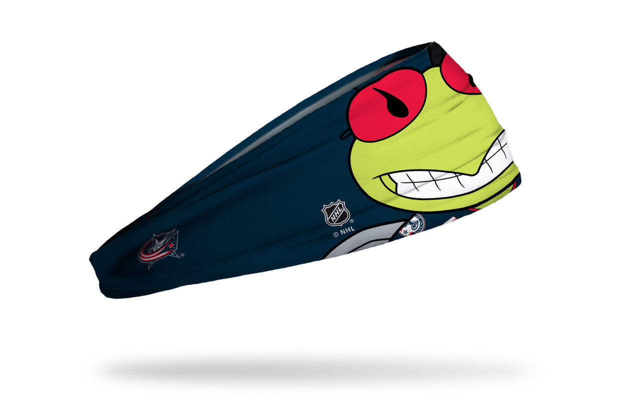Columbus Blue Jackets: Stinger Big Bang Lite Headband - View 2
