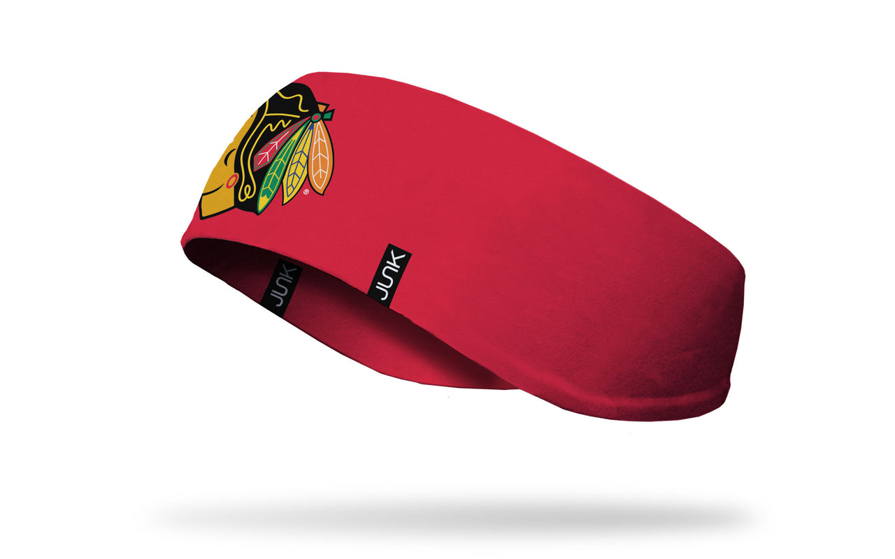 Chicago Blackhawks: Logo Red Ear Warmer - View 2