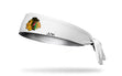 Chicago Blackhawks: Logo White Flex Tie Headband - View 1
