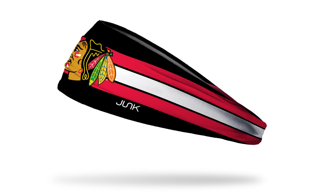 Chicago Blackhawks: Stripe Headband - View 1