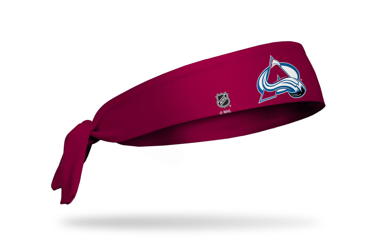 Colorado Avalanche: Logo Maroon Tie Headband - View 2