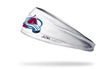 Colorado Avalanche: Logo White Big Bang Lite Headband - View 1