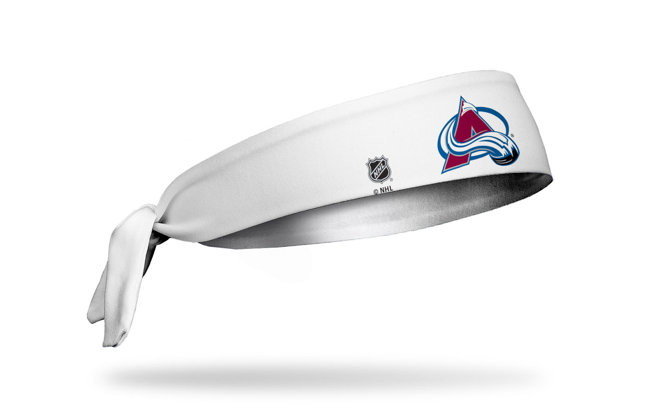 Colorado Avalanche: Logo White Tie Headband