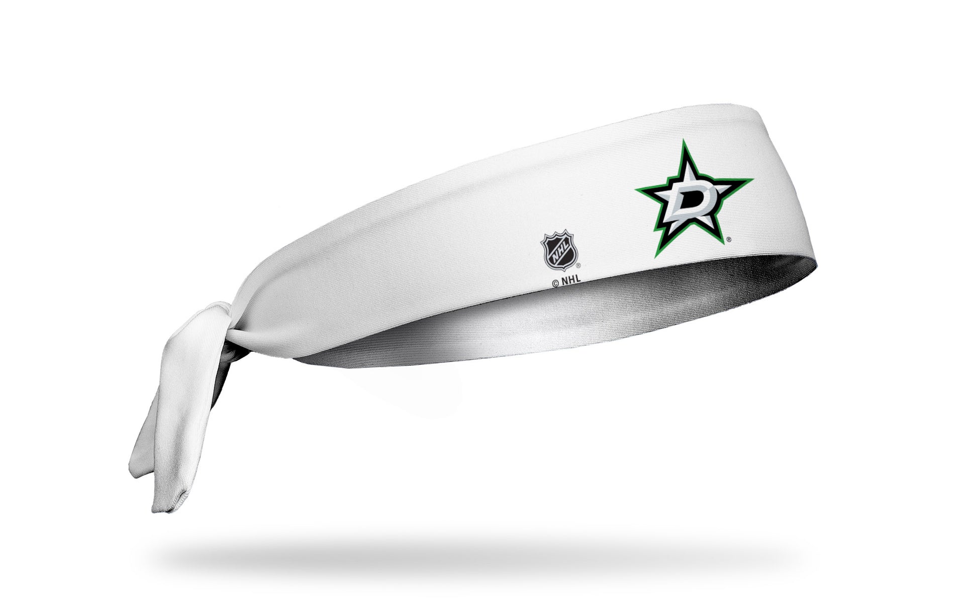 Dallas Stars: Logo White Tie Headband - View 2