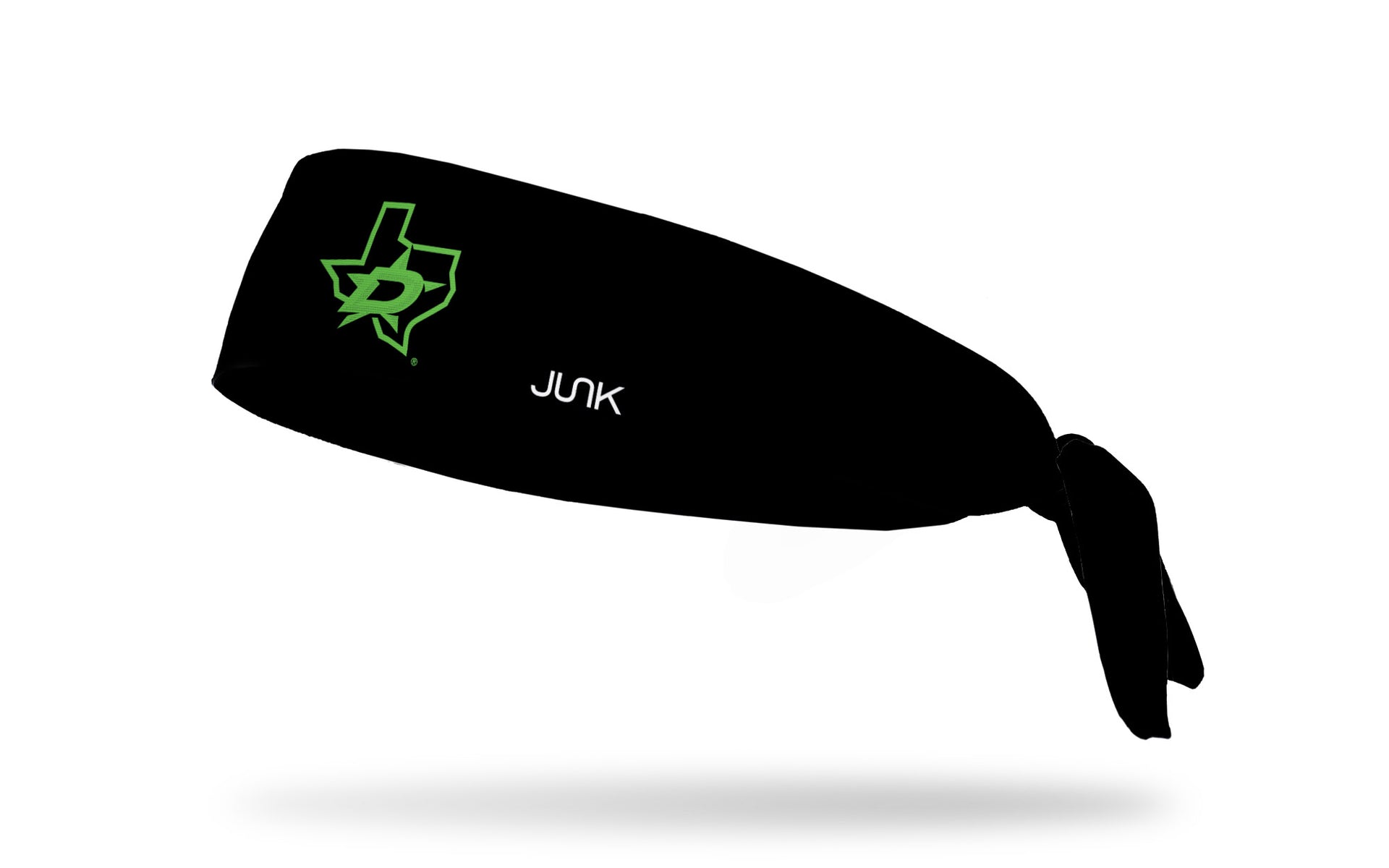 Dallas Stars: State Logo Black Flex Tie Headband - View 1