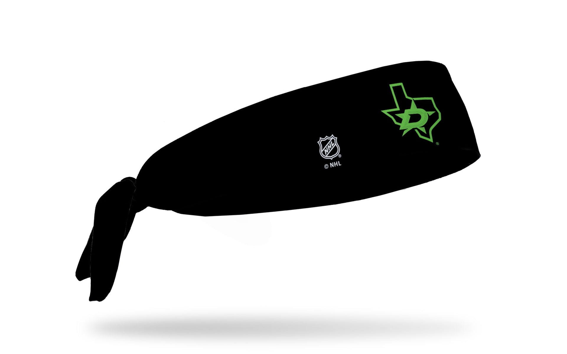 Dallas Stars: State Logo Black Tie Headband - View 2