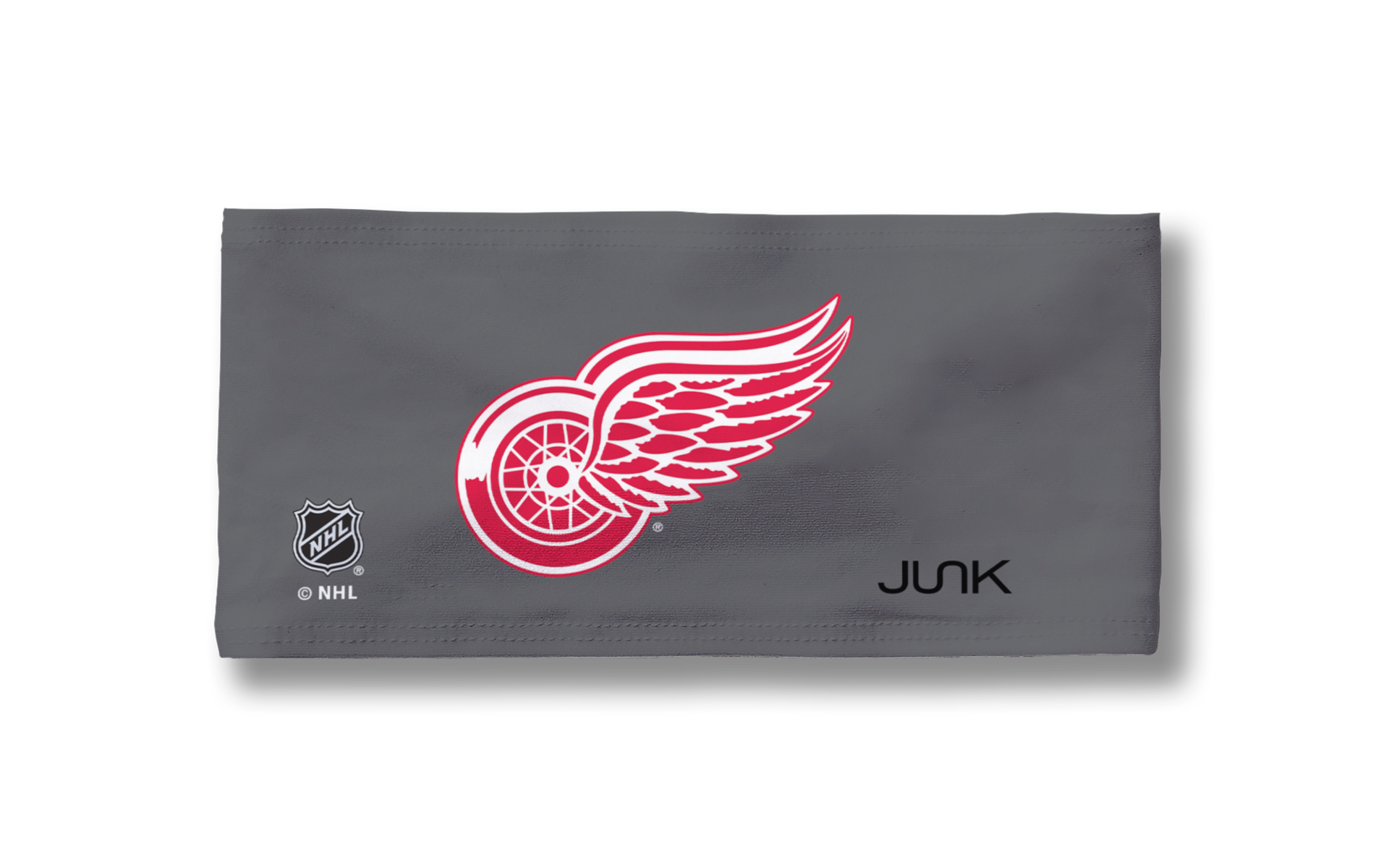 Detroit Red Wings: Logo Gray Headband - View 3