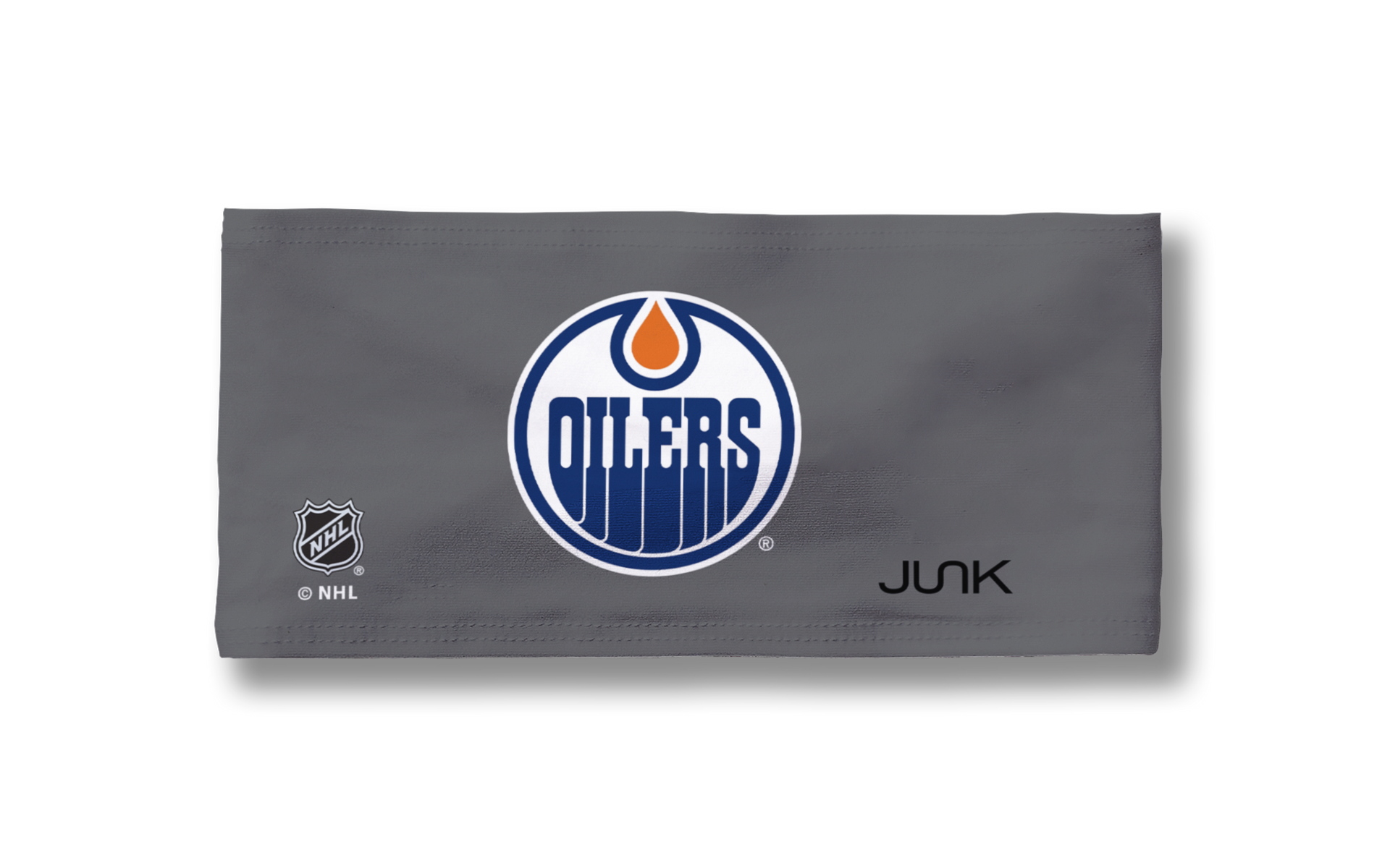 Edmonton Oilers: Logo Gray Big Bang Lite Headband - View 3