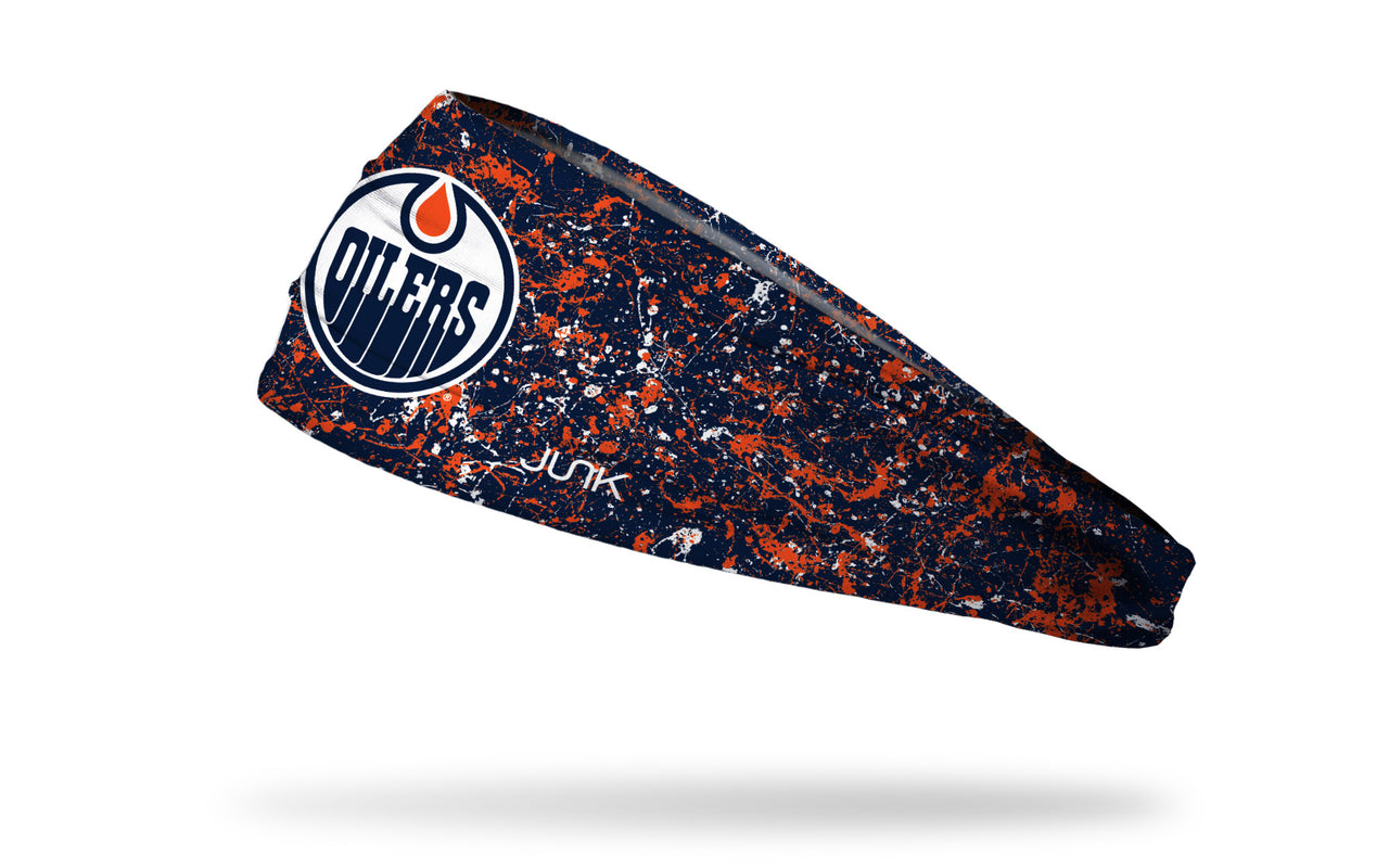 Edmonton Oilers: Splatter Headband
