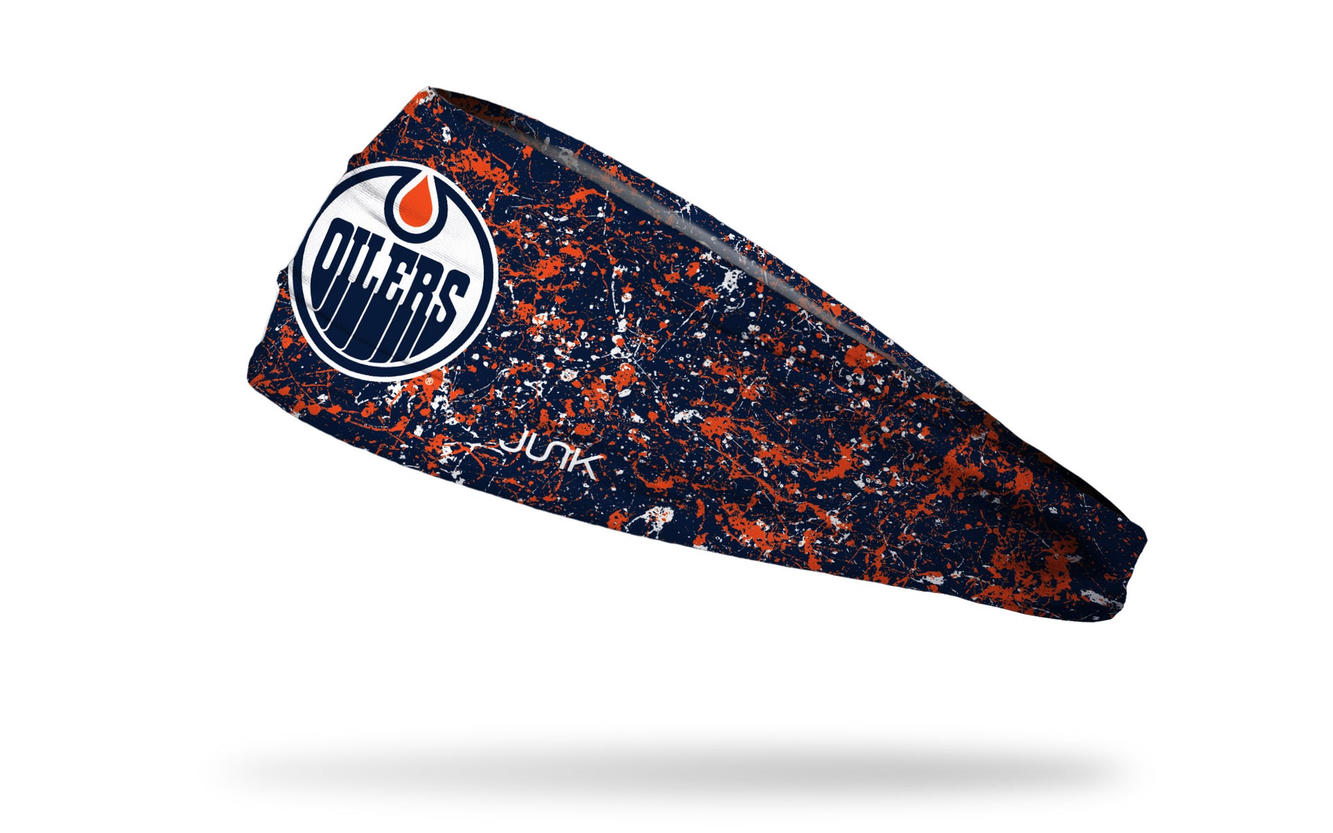 Edmonton Oilers: Splatter Headband - View 1