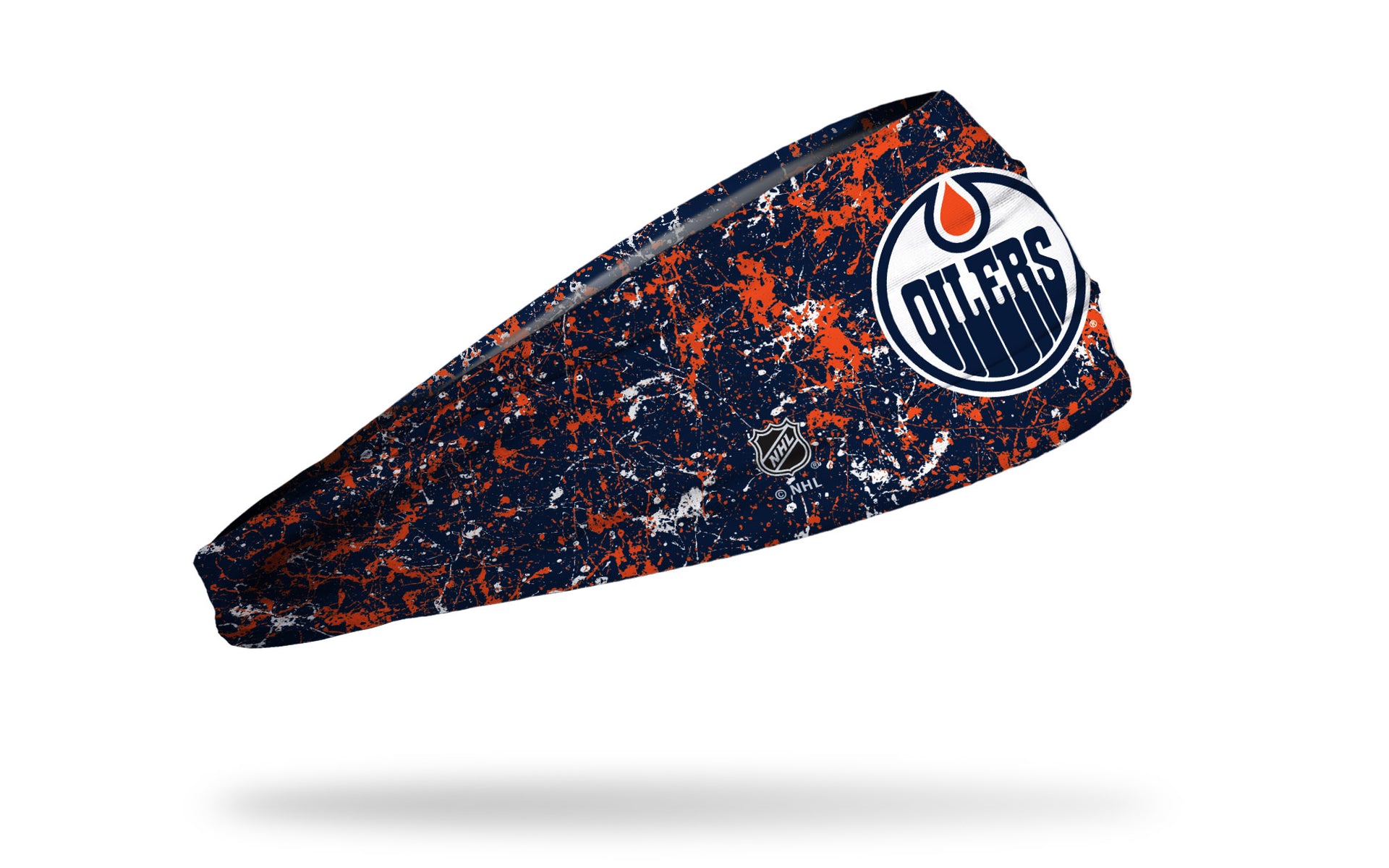 Edmonton Oilers: Splatter Headband - View 2