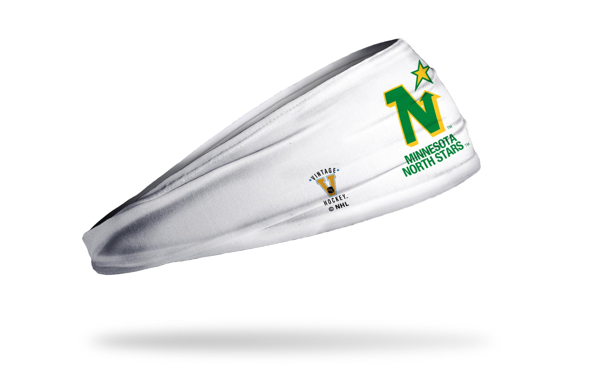 Minnesota North Stars: Vintage White Big Bang Lite Headband - View 2