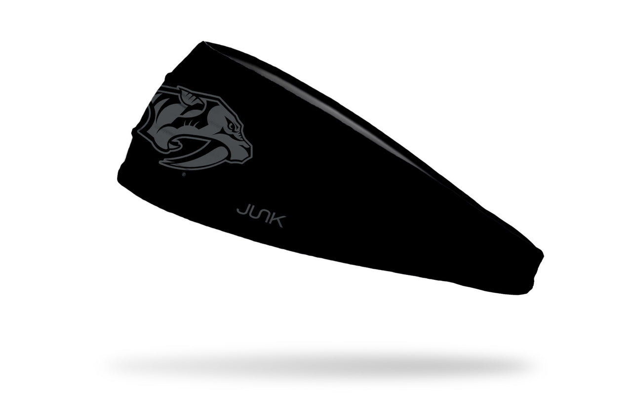 Nashville Predators: Gray Logo Big Bang Lite Headband - View 1