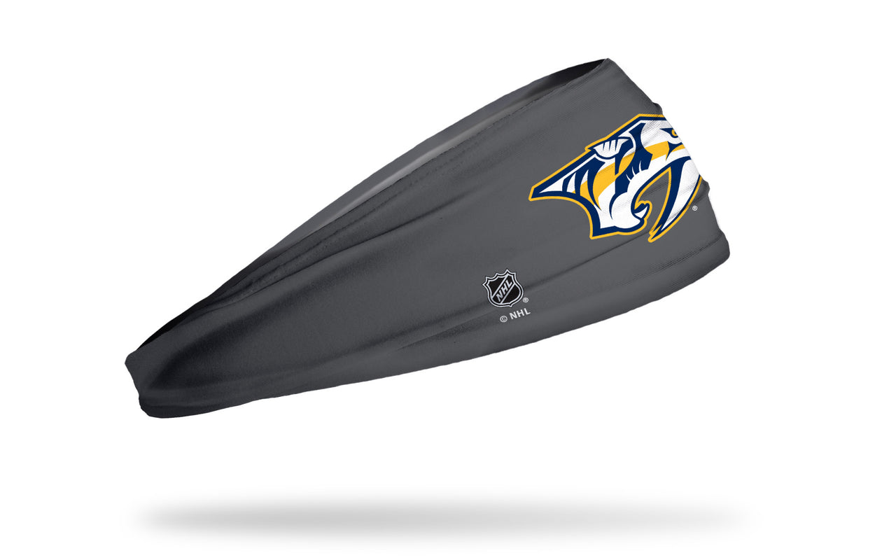 Nashville Predators: Logo Gray Big Bang Lite Headband - View 2
