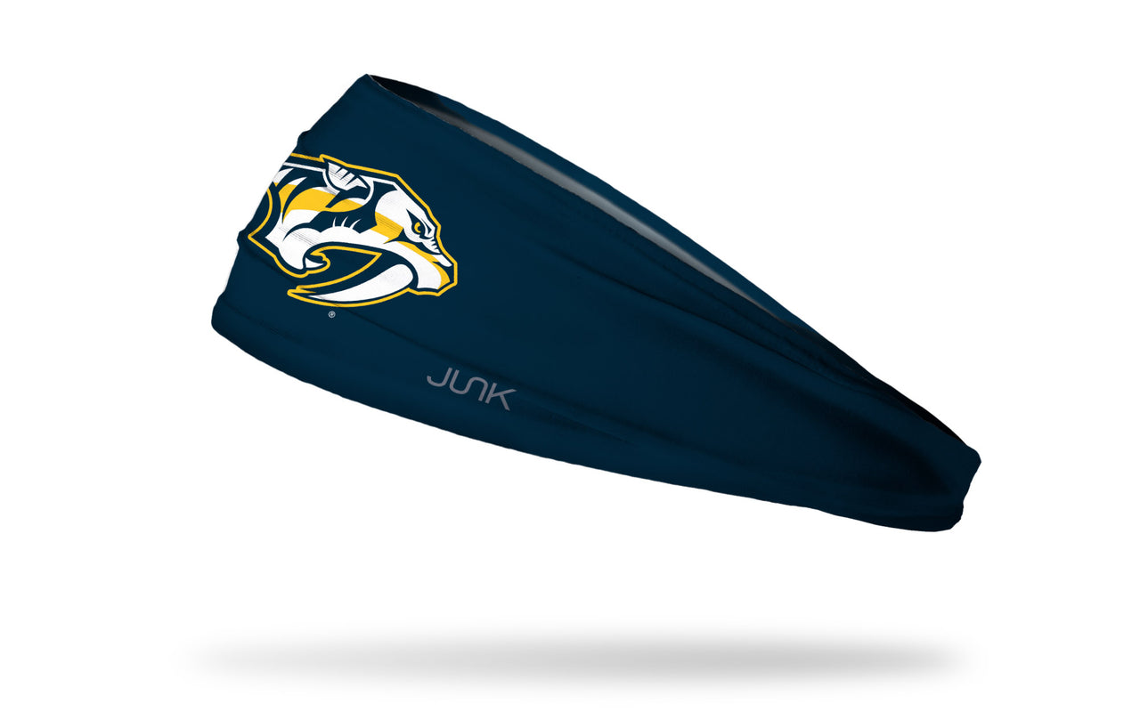 Nashville Predators: Logo Navy Big Bang Lite Headband - View 1