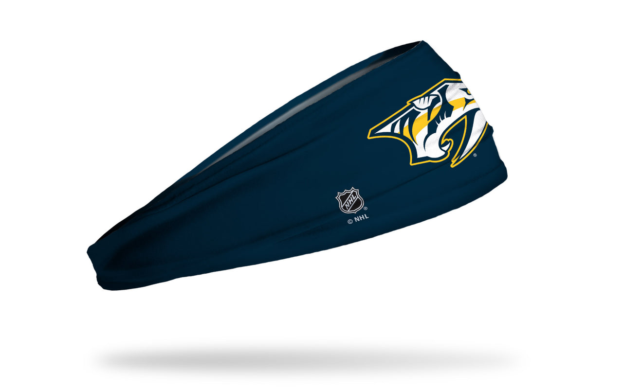 Nashville Predators: Logo Navy Big Bang Lite Headband - View 2