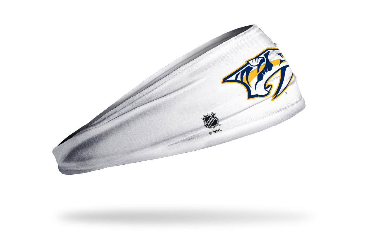 Nashville Predators: Logo White Headband - View 2