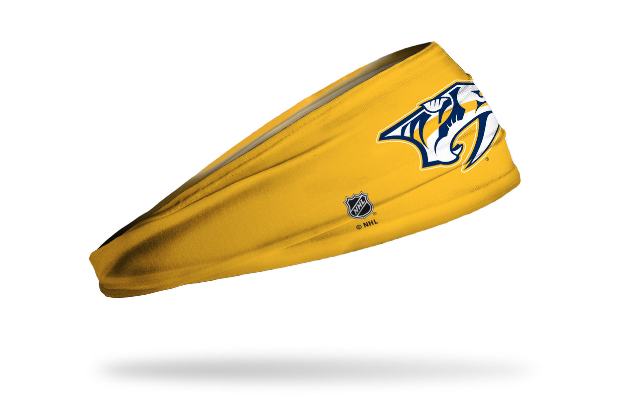 Nashville Predators: Logo Yellow Headband - View 2