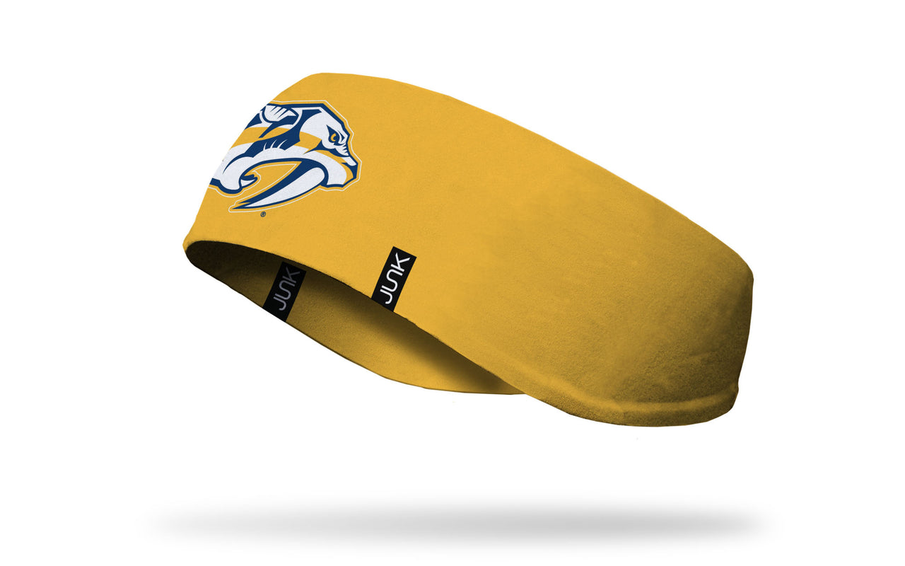 Nashville Predators: Logo Yellow Ear Warmer - View 1