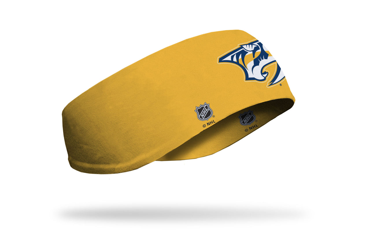 Nashville Predators: Logo Yellow Ear Warmer - View 2