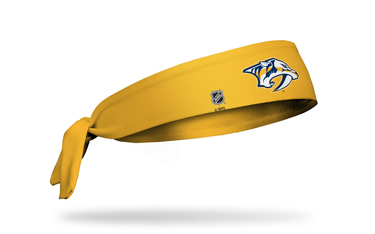 Nashville Predators: Logo Yellow Flex Tie Headband - View 2