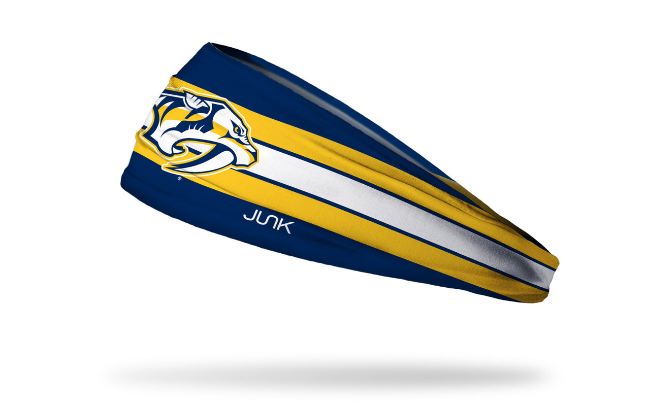 Nashville Predators: Stripe Headband - View 1