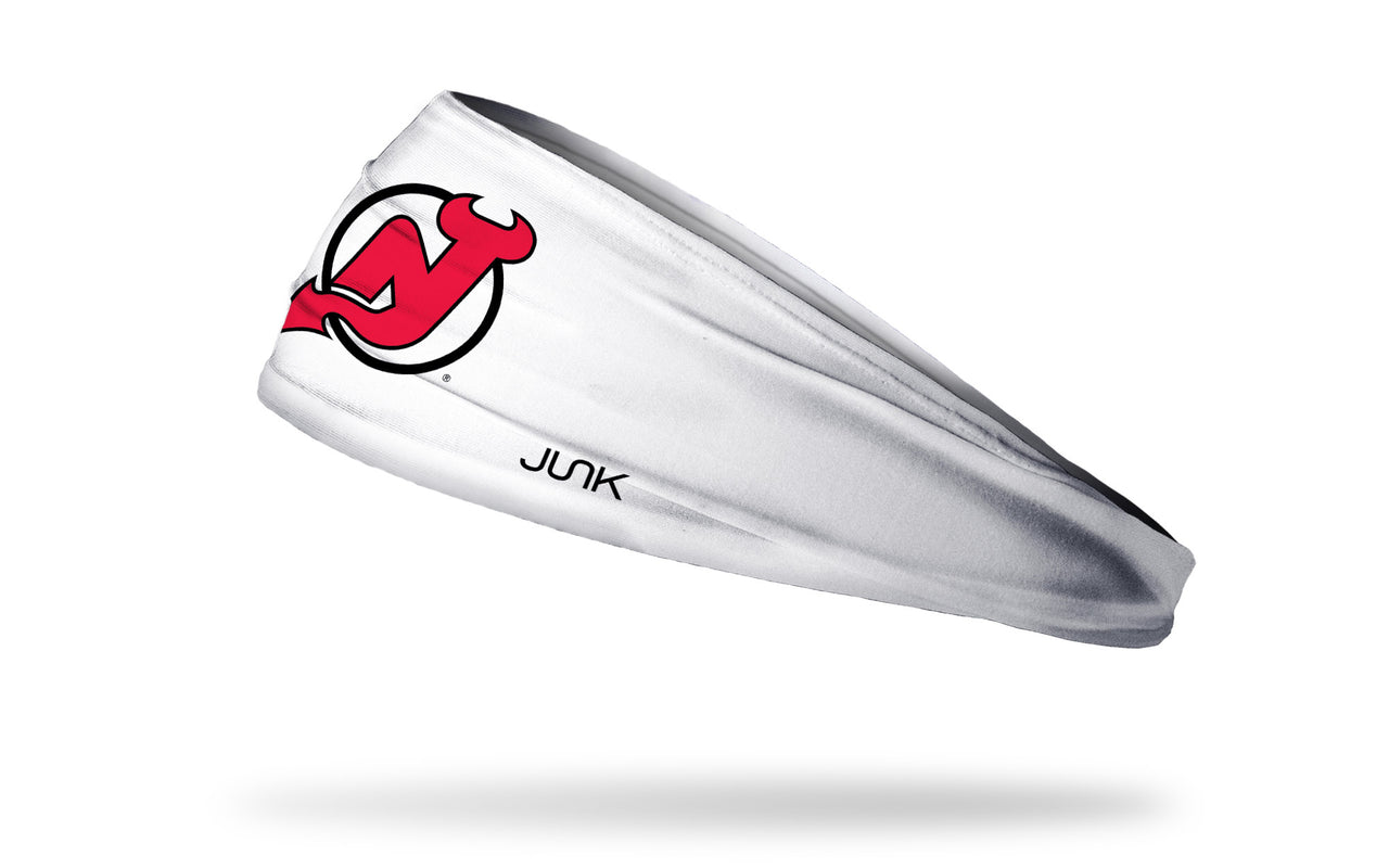 New Jersey Devils: Logo White Headband