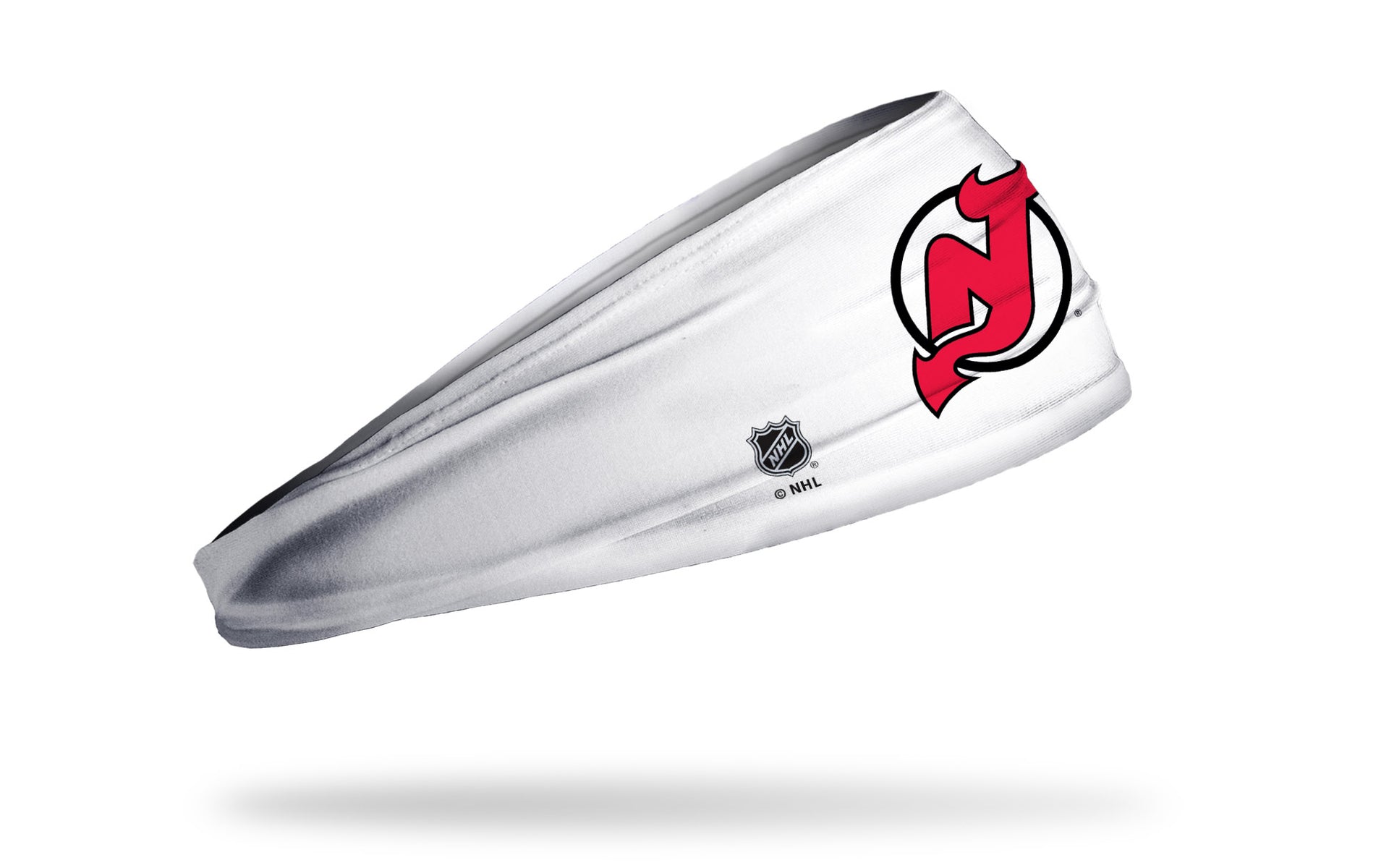 New Jersey Devils: Logo White Headband - View 2