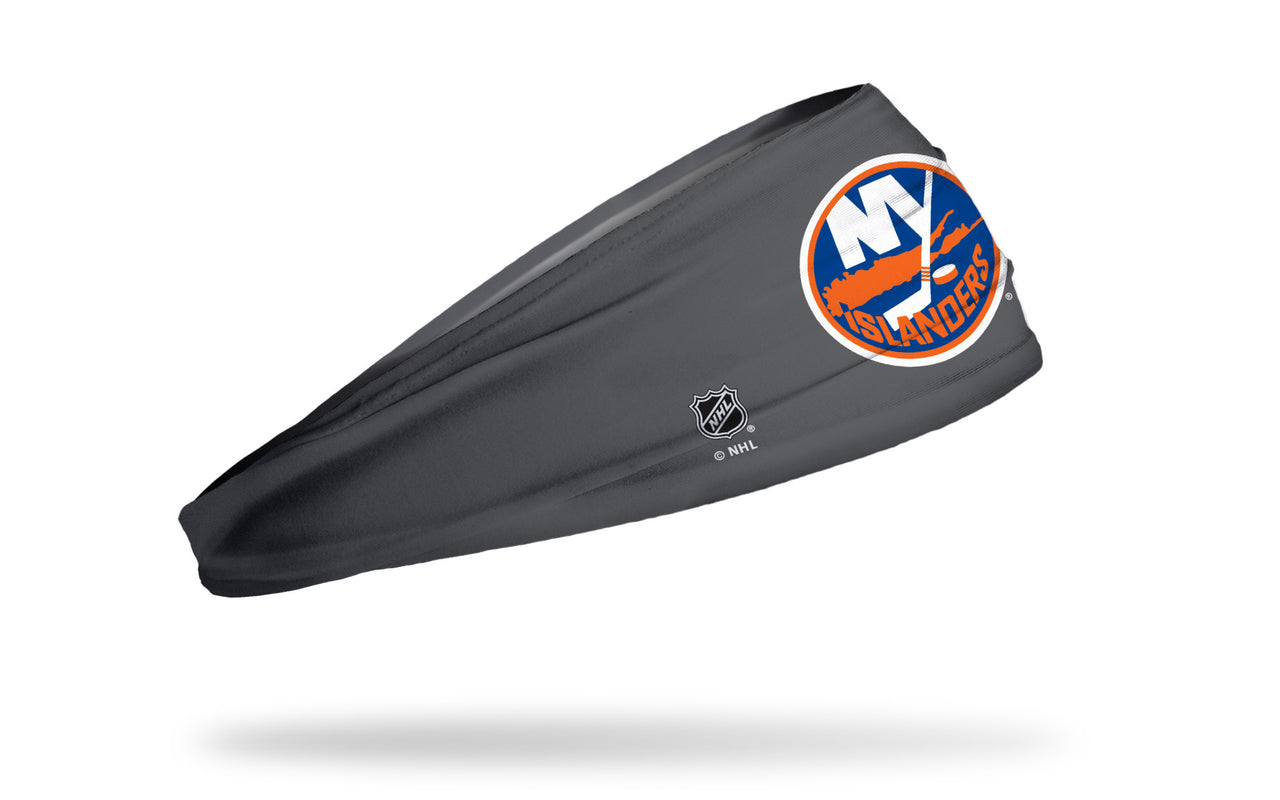 New York Islanders: Logo Gray Big Bang Lite Headband - View 2