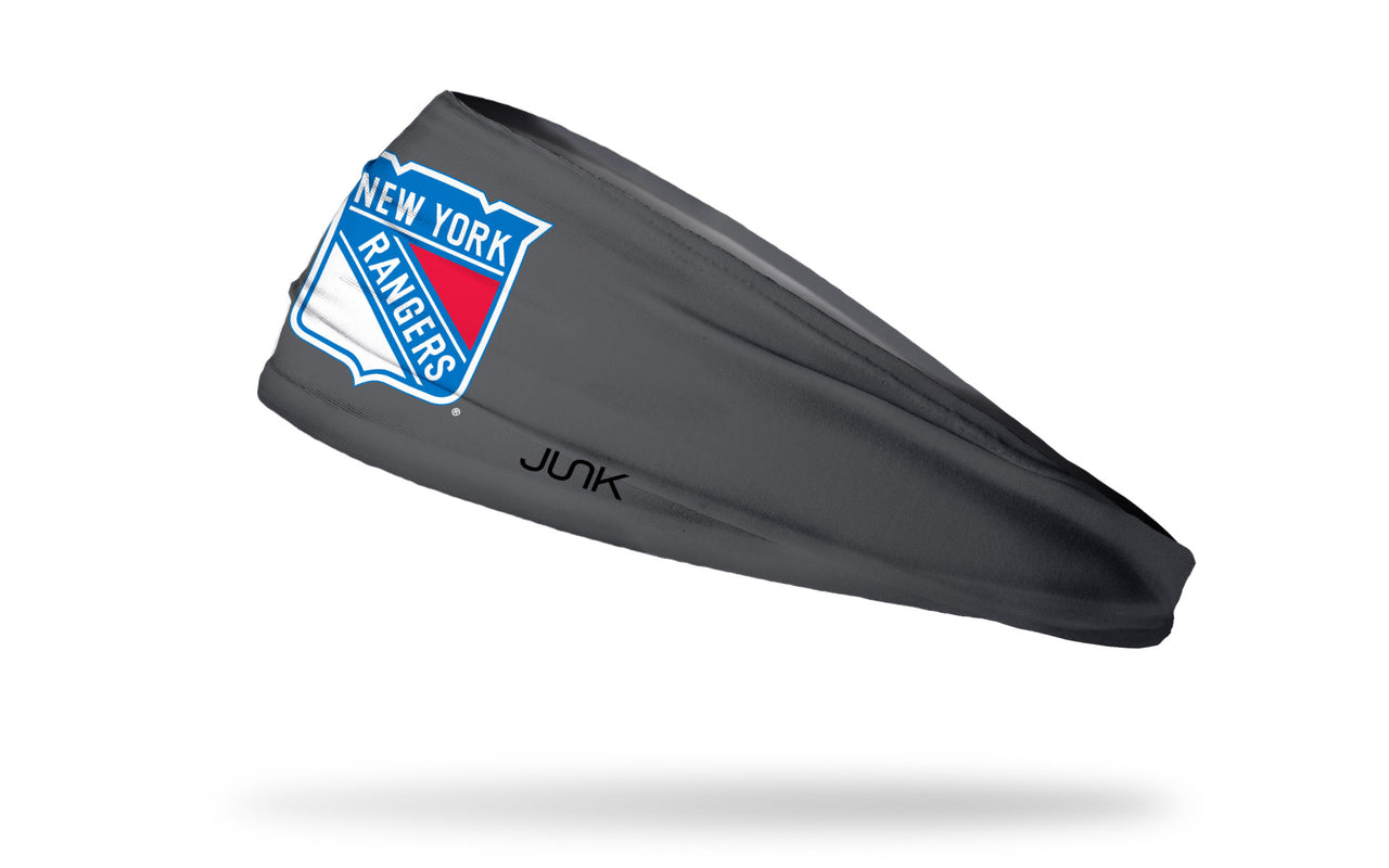 New York Rangers: Logo Gray Big Bang Lite Headband - View 1