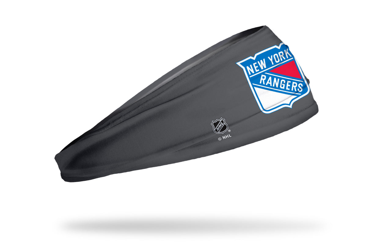 New York Rangers: Logo Gray Big Bang Lite Headband - View 2
