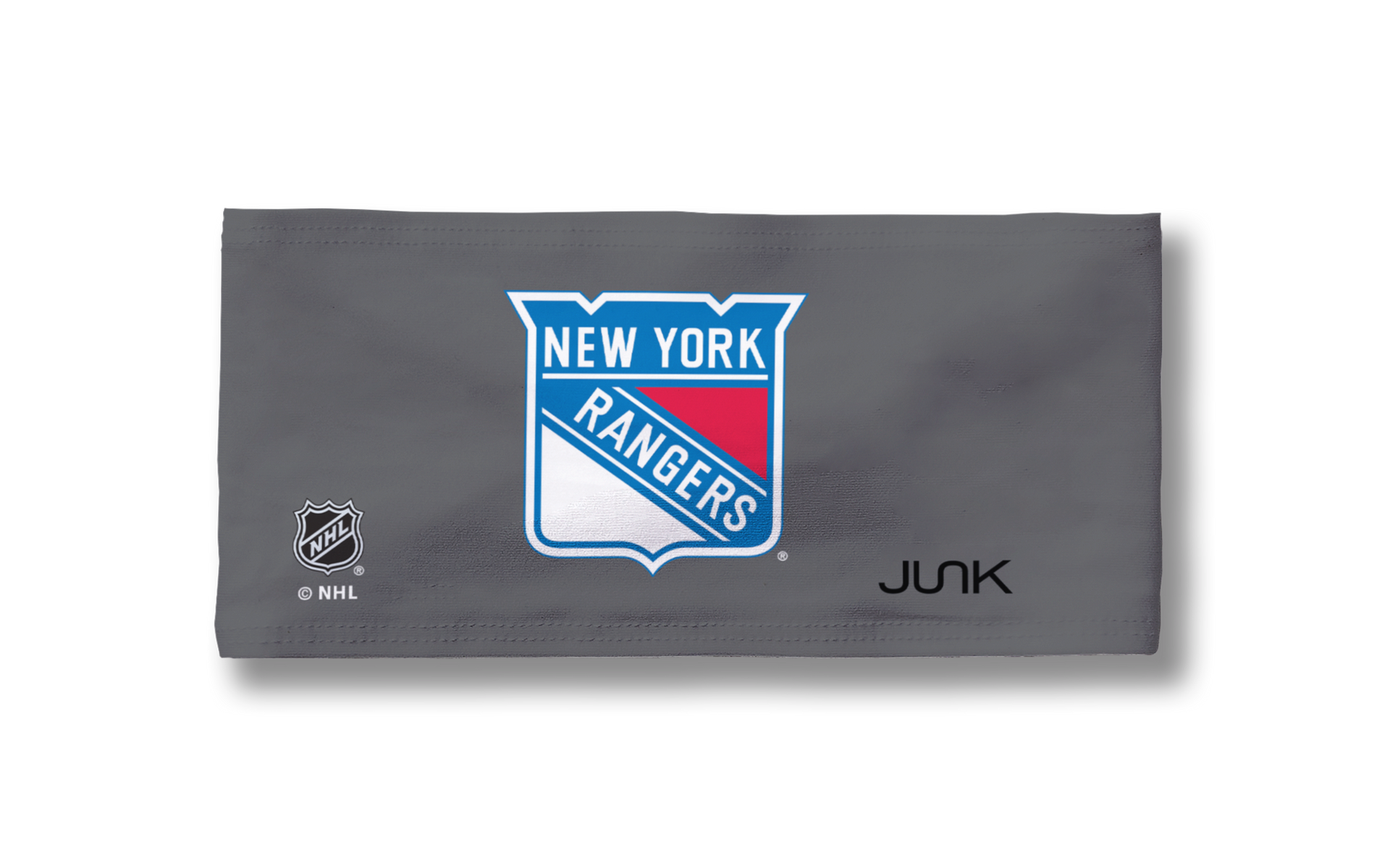 New York Rangers: Logo Gray Headband - View 3