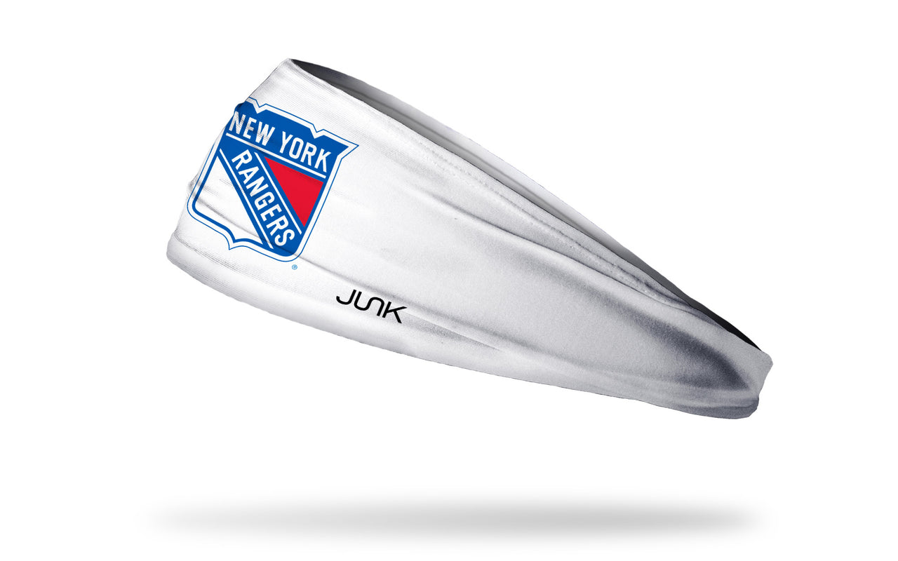 New York Rangers: Logo White Headband - View 1