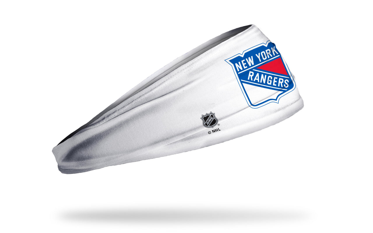 New York Rangers: Logo White Headband - View 2