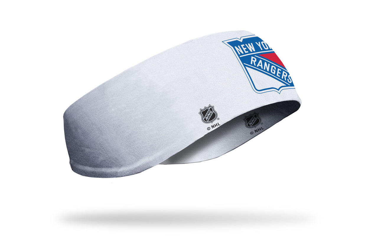 New York Rangers: Logo White Ear Warmer