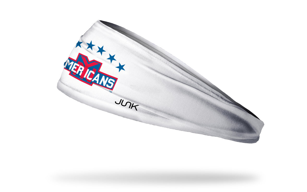New York Rangers: Vintage White Big Bang Lite Headband - View 1