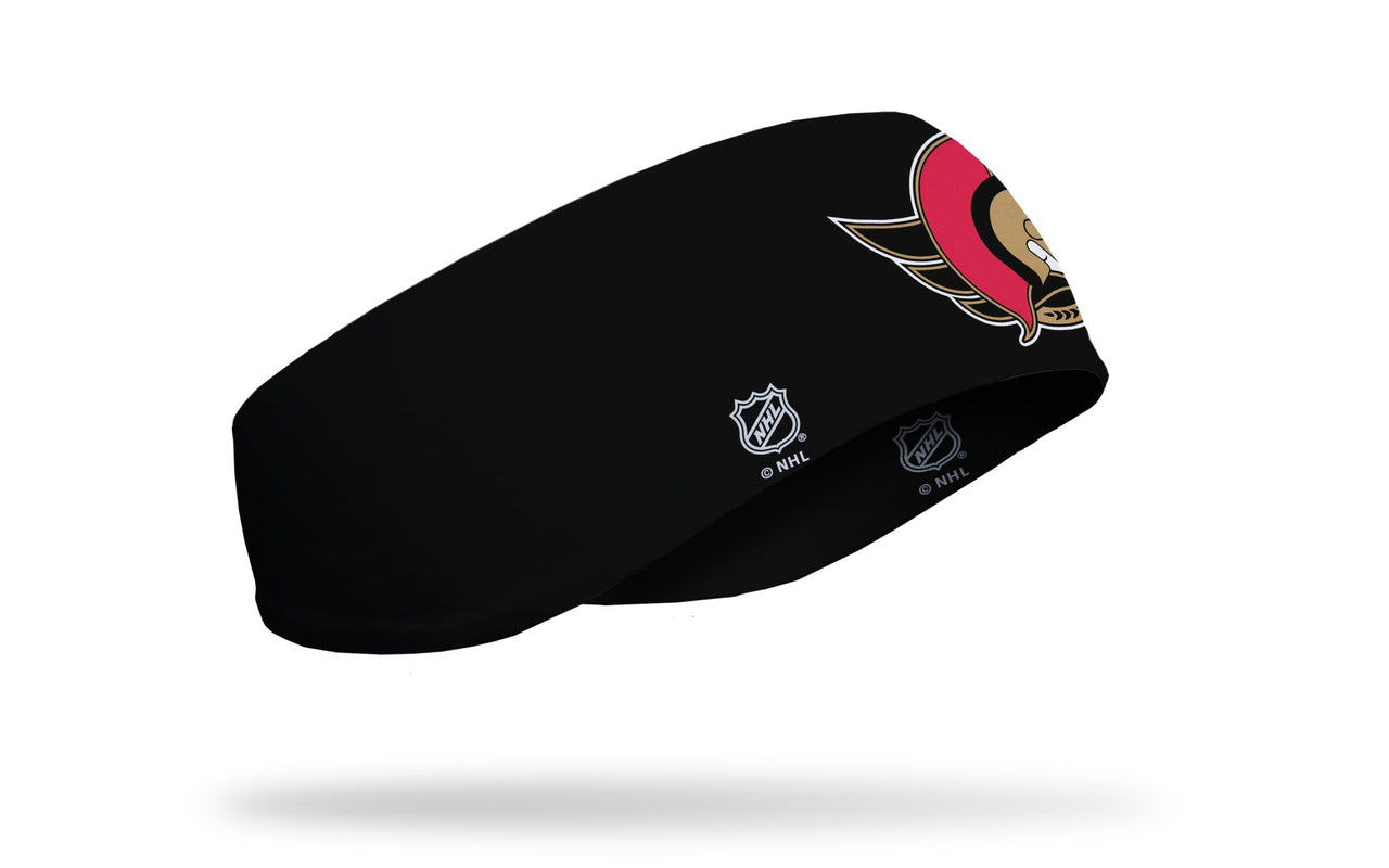 Ottawa Senators: Logo Black Ear Warmer - View 2