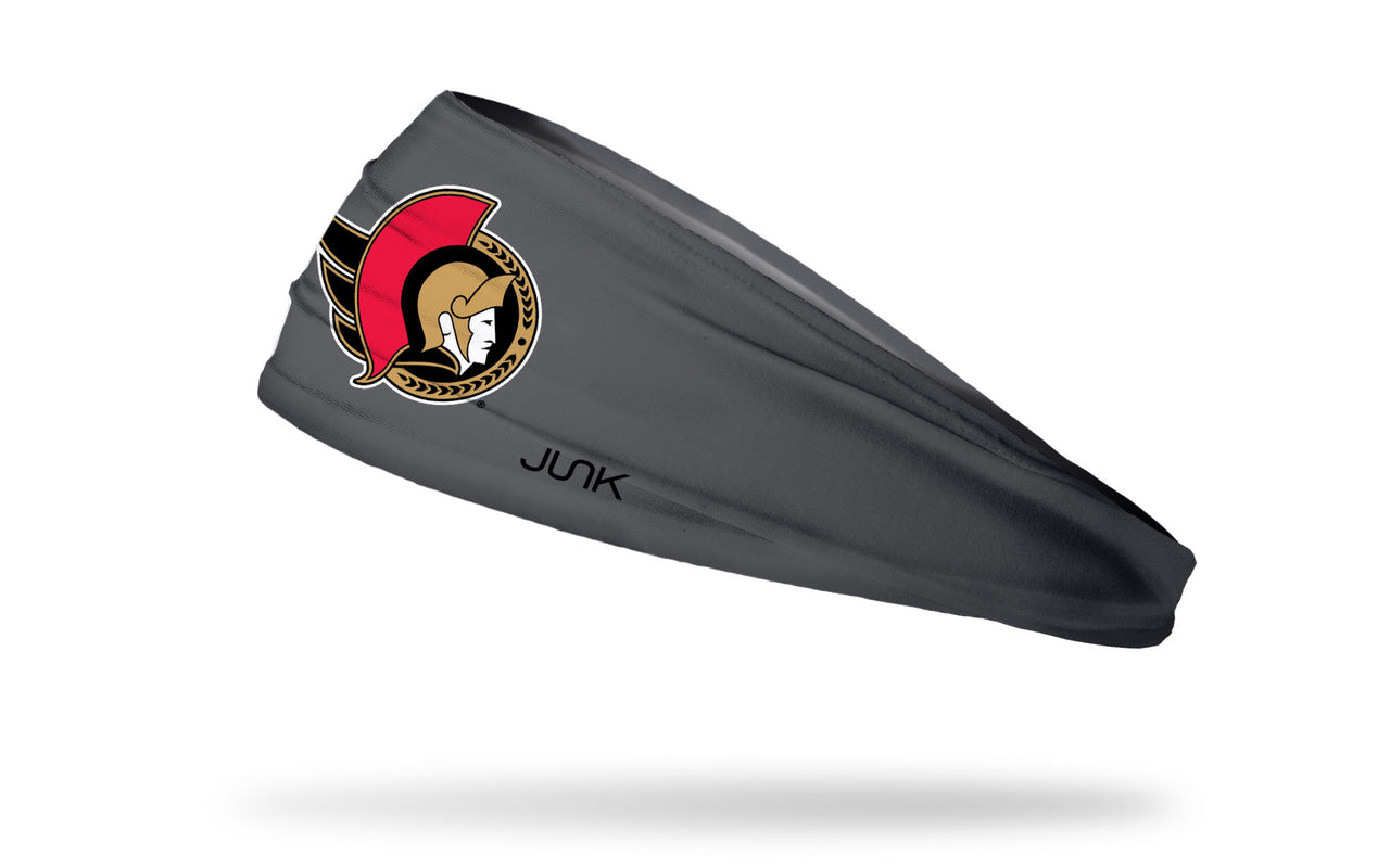 Ottawa Senators: Logo Gray Headband - View 1