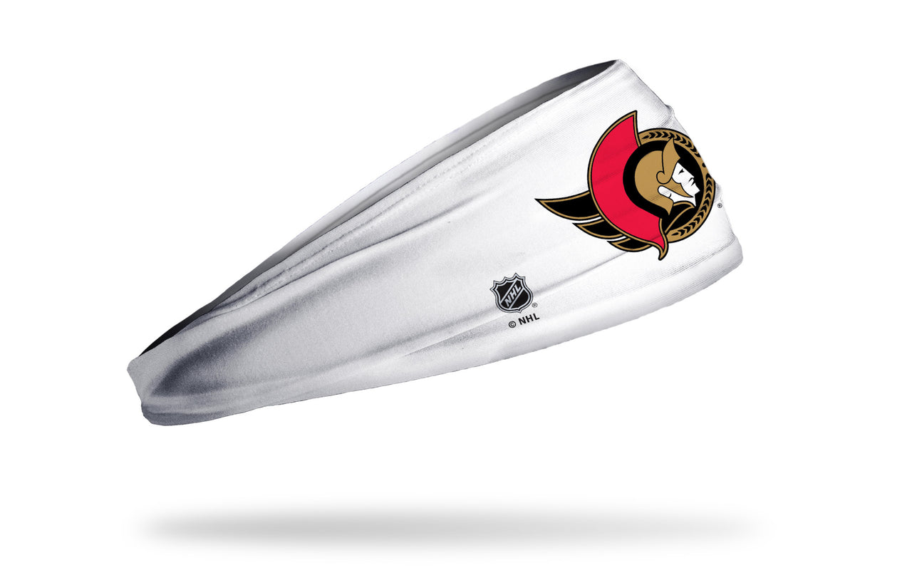 Ottawa Senators: Logo White Headband - View 2
