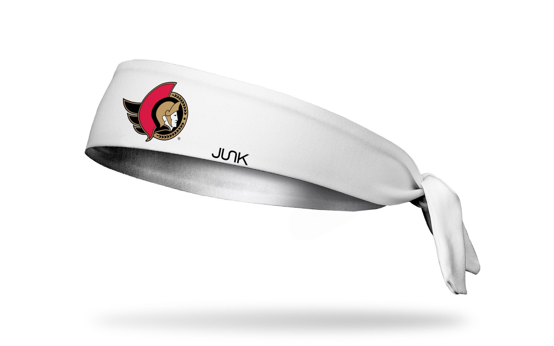 Ottawa Senators: Logo White Tie Headband - View 1