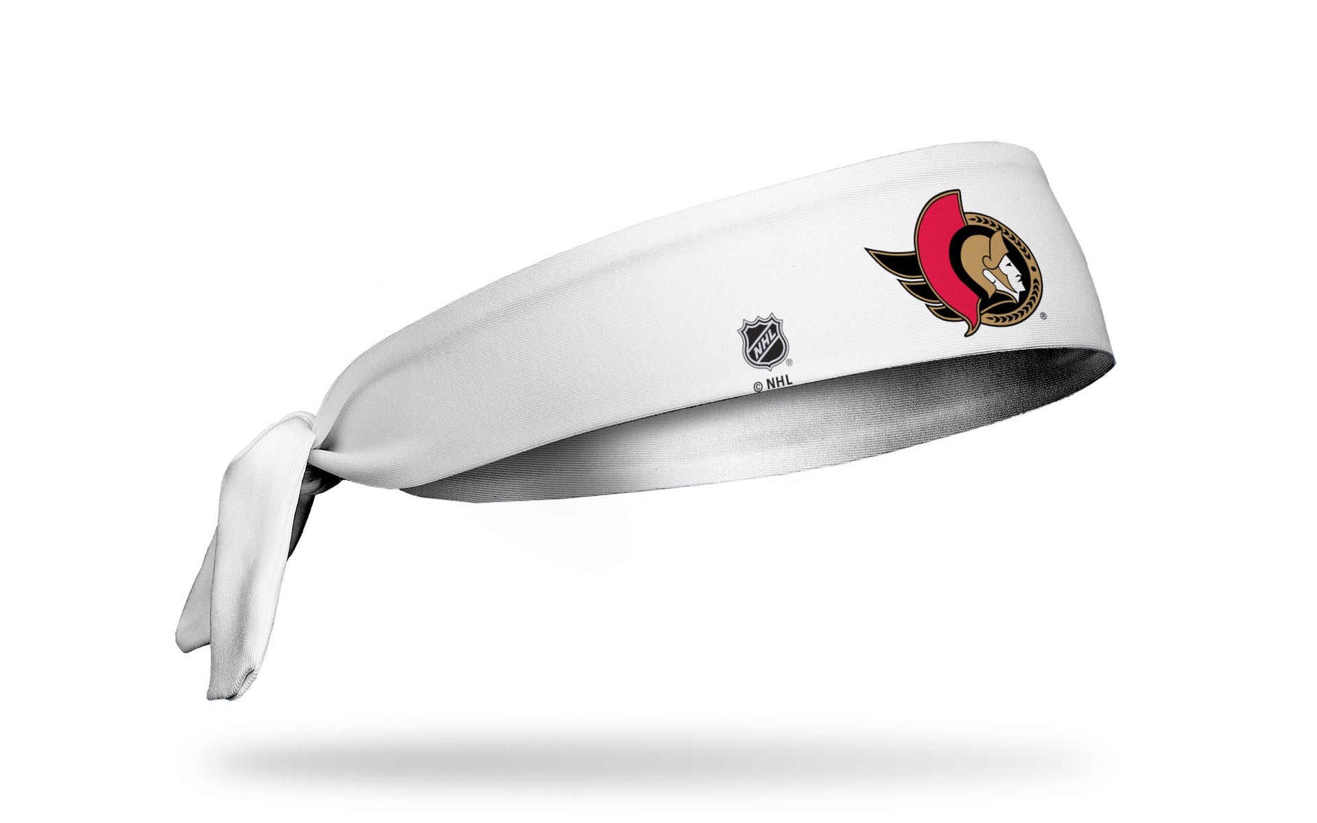 Ottawa Senators: Logo White Tie Headband - View 2