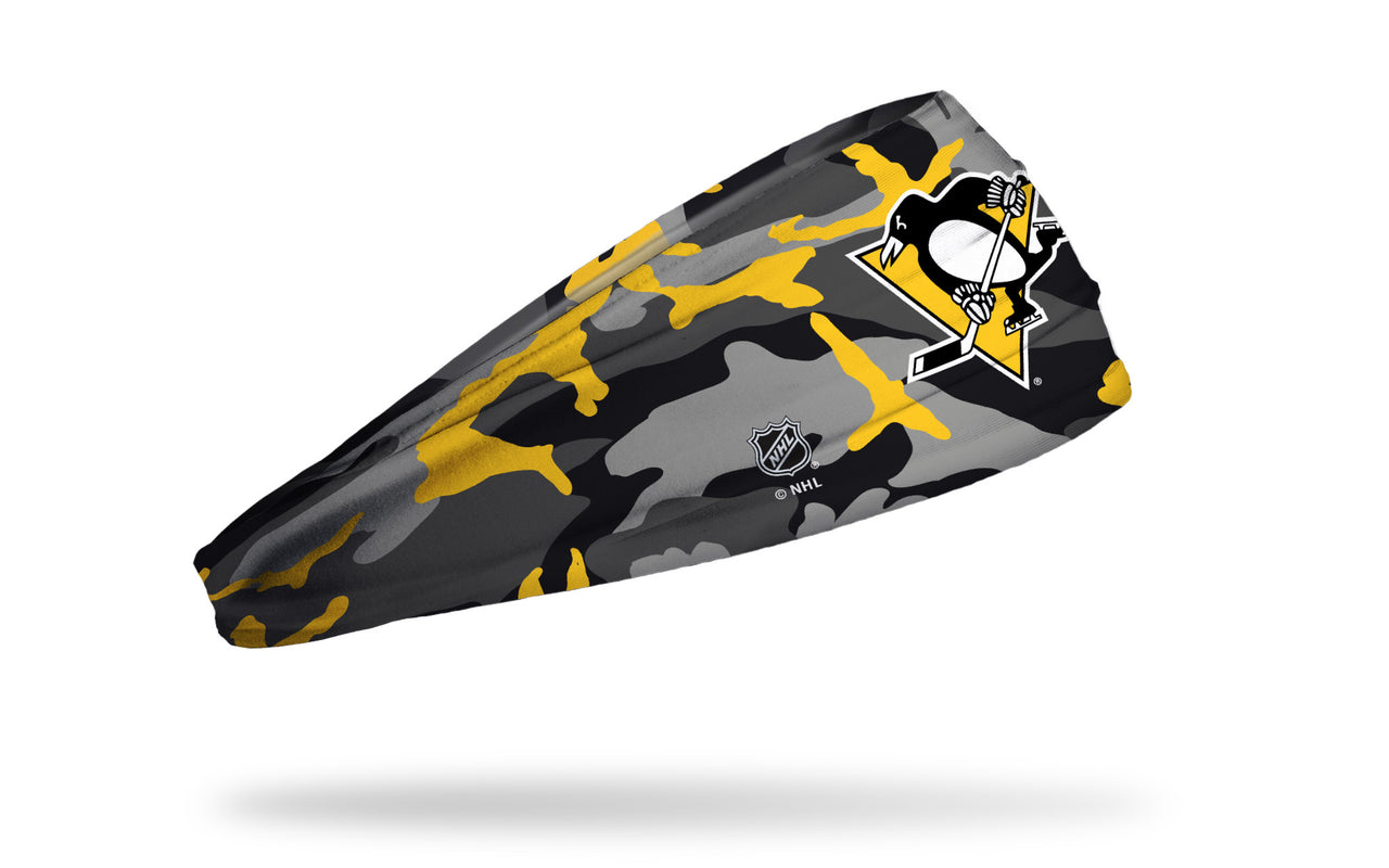 Pittsburgh Penguins: Camo Pop Big Bang Lite Headband - View 2