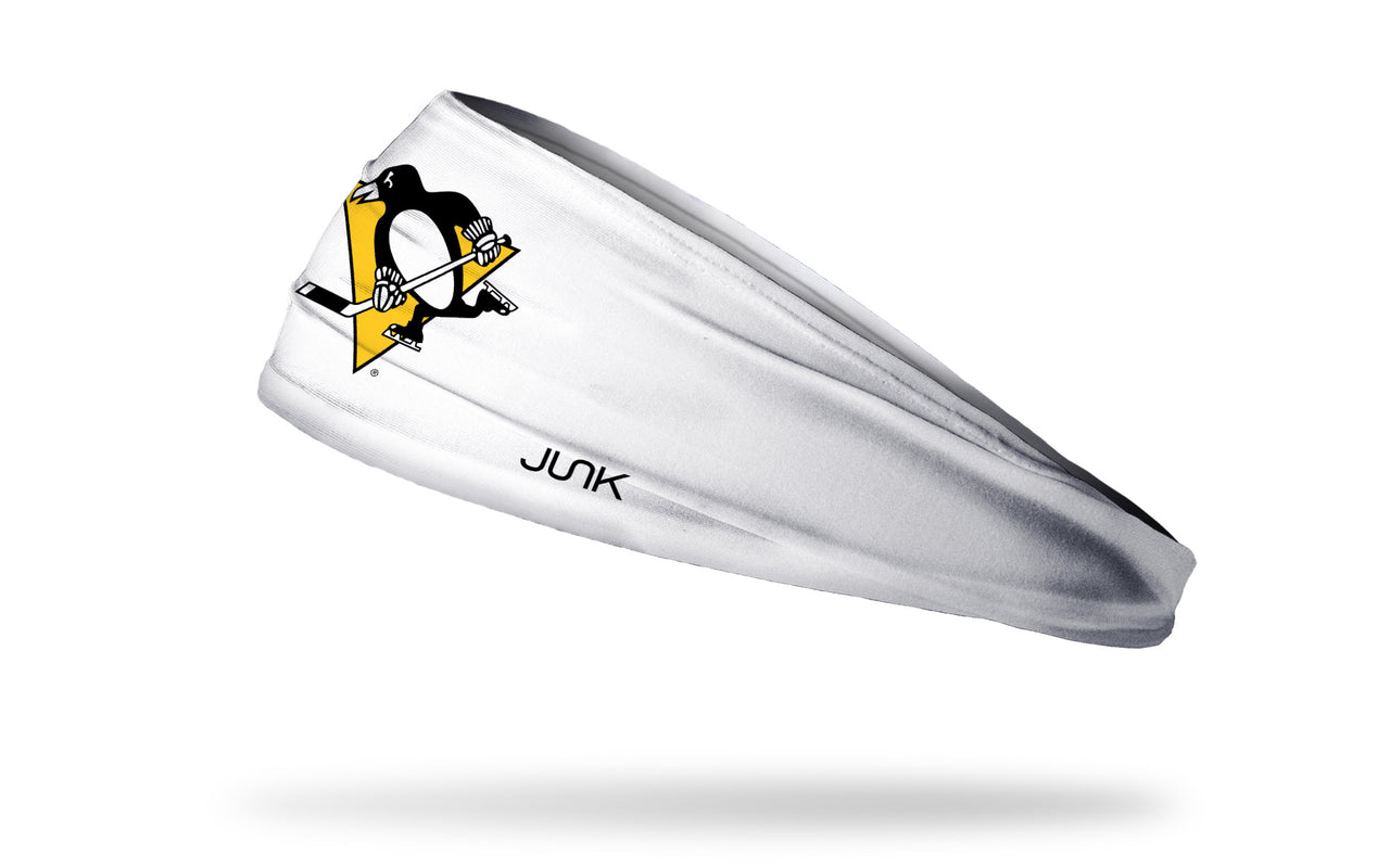Pittsburgh Penguins: Logo White Big Bang Lite Headband - View 1