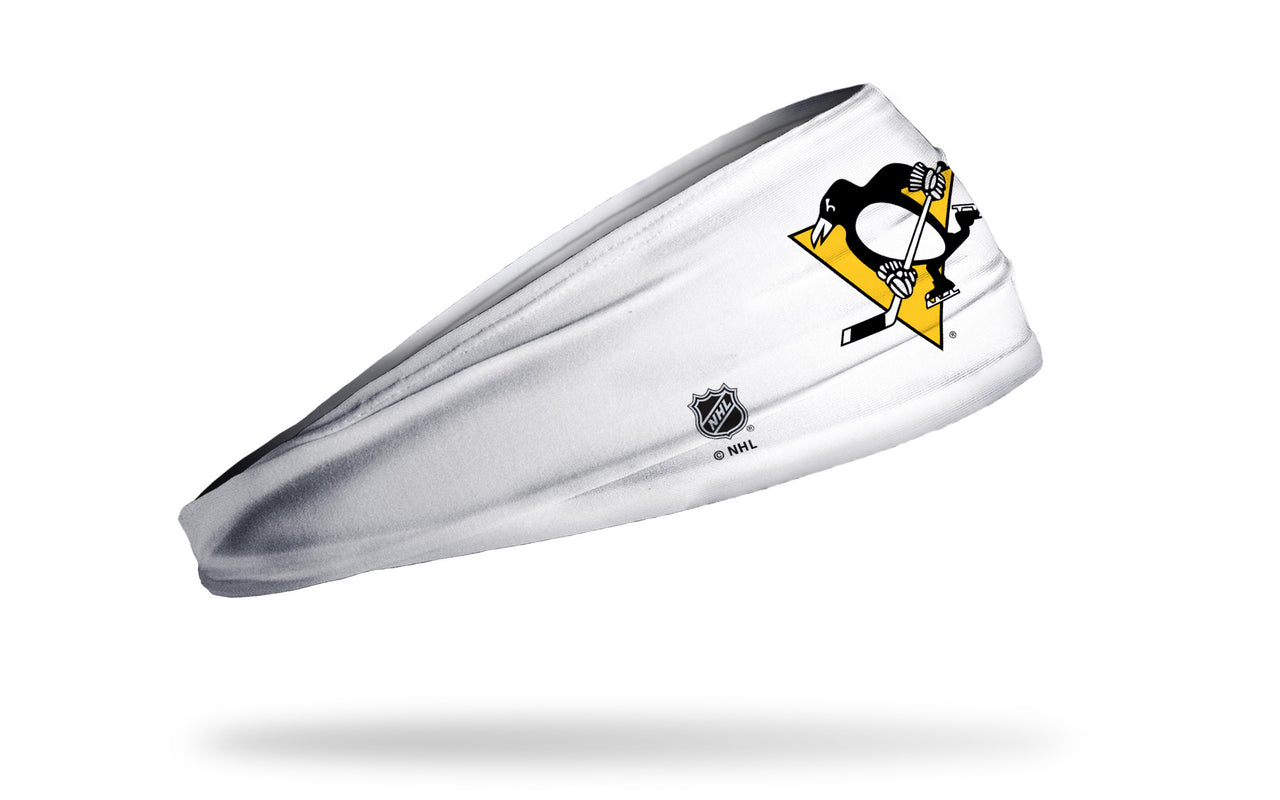 Pittsburgh Penguins: Logo White Headband - View 2