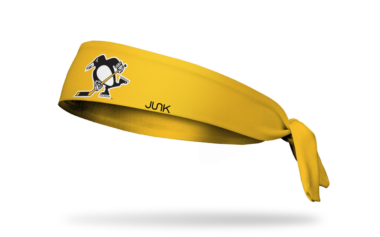 Pittsburgh Penguins: Logo Yellow Flex Tie Headband - View 1