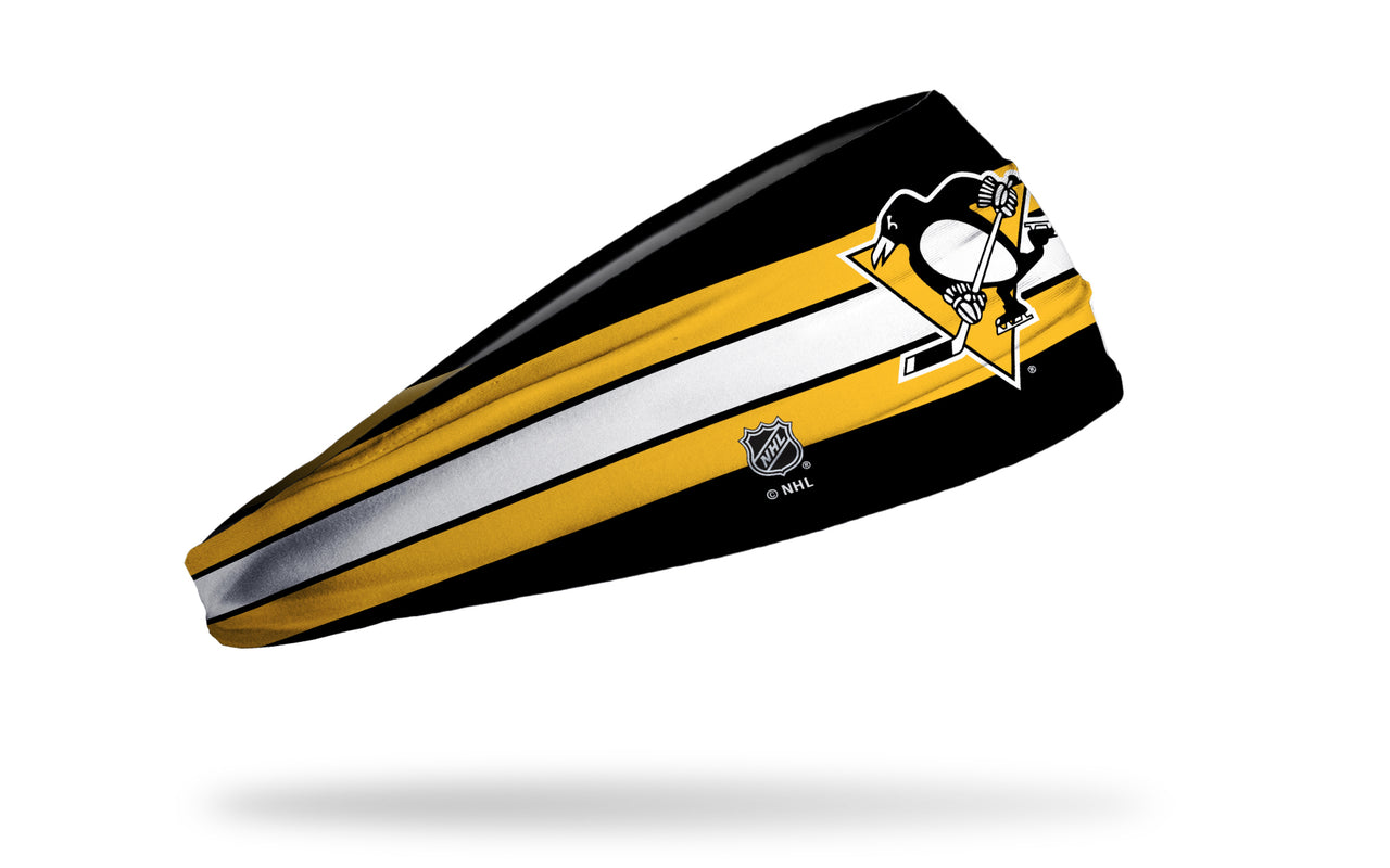 Pittsburgh Penguins: Stripe Headband - View 2
