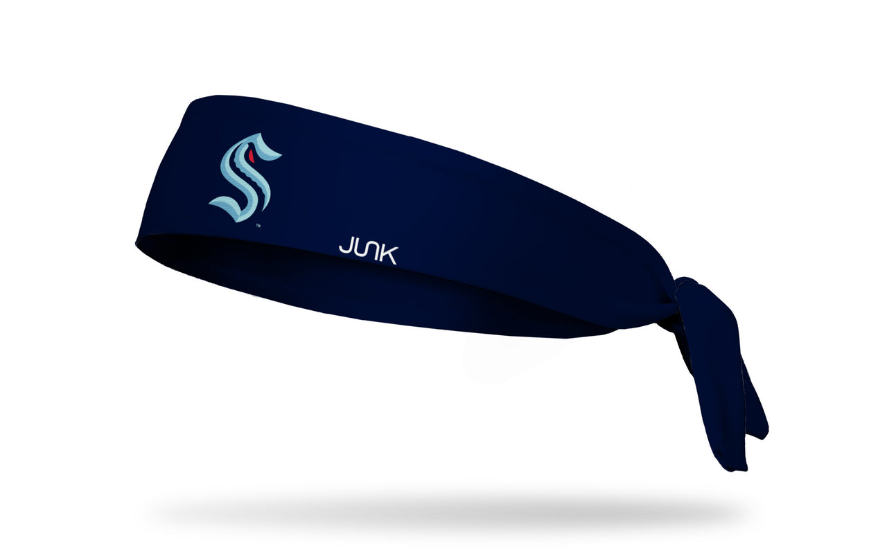 Seattle Kraken: Logo Blue Tie Headband - View 1