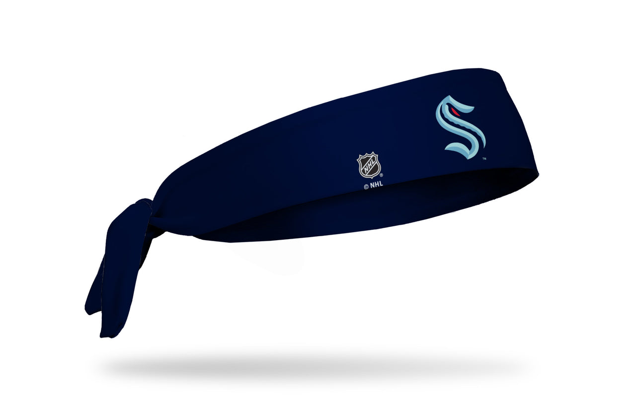 Seattle Kraken: Logo Blue Tie Headband - View 2