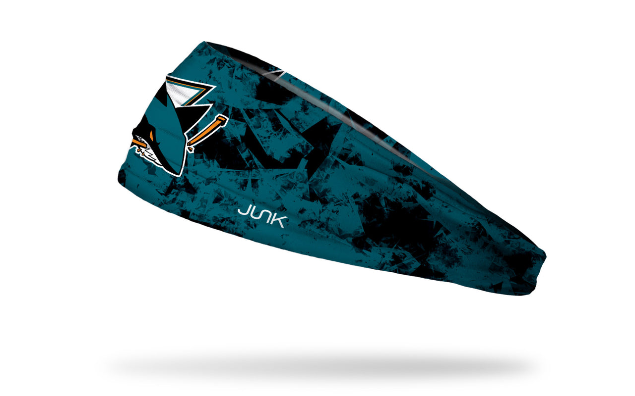 San Jose Sharks: Barnburner Big Bang Lite Headband - View 2